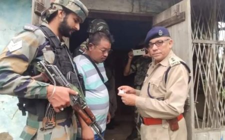 Manipur Police Detain 246 in Ongoing Raids; Security Tightened Across State