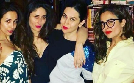 करीना कपूरने तिच्या 'गँग फॉरएव्हर' सह पुन्हा एकत्र येऊन करिश्मा कपूर, मल्लिका अरोरा आणि अमृता अरोरा यांच्यासोबत सेल्फी घेतला.