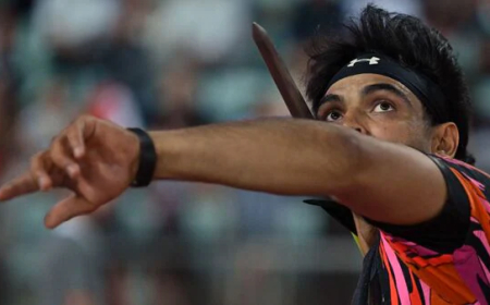 નીરજ ચોપરા લોસેન ડાયમંડ લીગમાં સીઝનની શ્રેષ્ઠ 89.49મી માપ સાથે બીજા સ્થાને રહ્યા