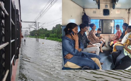 મુંબઈથી કચ્છ જતા મુસાફરોએ ભારે વરસાદના પગલે ટ્રેનમાં રામભરોસે મુસાફરી કરી :15 કલાક નો પ્રવાસ 36 કલાકે પહોંચ્યો હોવાથી સિનિયર સિટીઝન બેસીને થાક્યા: મુસાફરે તેમની આપવીતી વર્ણવી