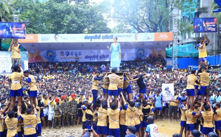 ठाण्यात दहीहंडी दरम्यान महिला अत्याचाराबाबत पथनाट्य व पोस्टरद्वारे केली जनजागृती