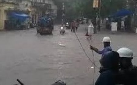 દ્વારકા જિલ્લાના ખંભાળિયામાં છેલ્લા 24 કલાકમાં 18.16 ઇંચ વરસાદ: ઠેર-ઠેર પાણી ભરાયાં