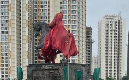 भाईंदर मधील शिवरायांचा पुतळा उदघाटनाच्या प्रतीक्षेत! मुख्यमंत्र्यांना वेळच मिळेना