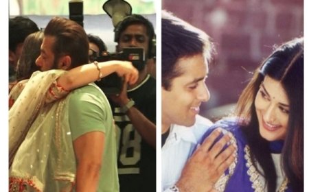 Salman Khan and Sonali Bendre Reunite, Stirring Nostalgia for Fans of "Hum Saath Saath Hain"