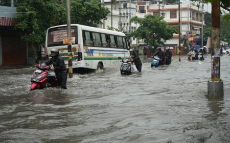 Areas of Guwahati submerged due to heavy rains, life disrupted