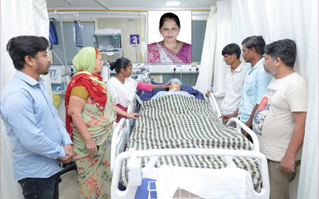 અંગદાન: બ્રેઈનડેડ સુનીતાબેનના હૃદય, લિવર, કિડની અને ચક્ષુઓનું દાન કરી 5 વ્યક્તિઓને નવજીવન બક્ષી માનવતાની મહેક ફેલાવી : દાનમાં મળેલા હૃદયનું ટ્રાન્સપ્લાન્ટ ભાવનગરના 44 વર્ષીય વ્યક્તિમાં કરવામાં આવ્યું