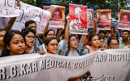 आरजी कर कांड के खिलाफ कोलकाता में फिर रात भर धरना प्रदर्शन