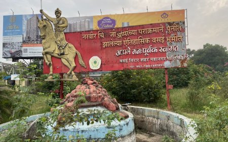 वसईच्या प्रवेशद्वारावर उभा राहणार चिमाजी अप्पांचा अश्वारूढ पुतळा