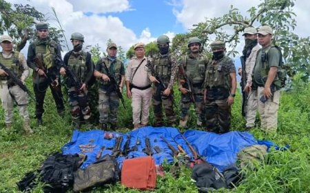 Huge cache of arms and explosives seized in Manipur as 'insurgency' soars