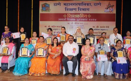 ठाण्यातील १७ शिक्षकांना आदर्श शिक्षक पुरस्कार