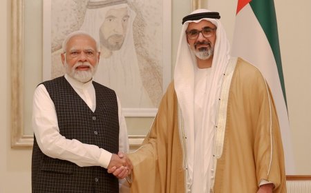 Abu Dhabi Crown Prince Sheikh Khaled Begins Maiden Visit to India