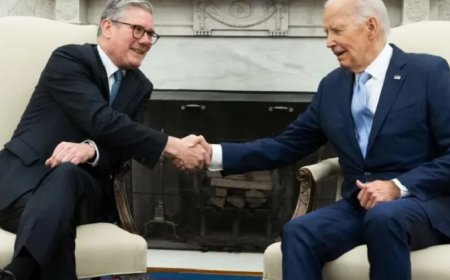 ब्रिटेन के प्रधानमंत्री कीर स्टार्मर की आज व्हाइट हाउस में राष्ट्रपति बाइडेन से होगी मुलाकात, रूस-यूक्रेन युद्ध पर चर्चा संभव