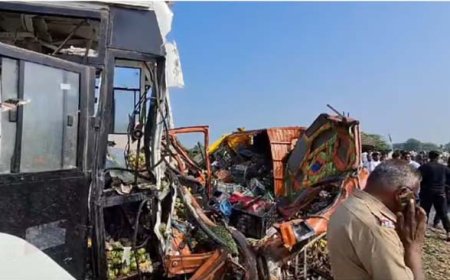 महाराष्ट्रः जालना जिले में एसटी बस-ट्रक की टक्कर में 6 लोगों की मौत, 14 घायल