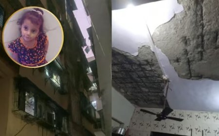 Girl child died in house collapse in Mumbra