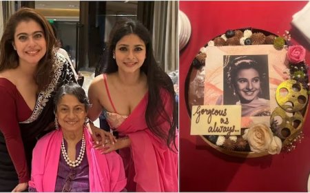 Kajol and Tanishaa Mukerji Celebrate Tanuja’s 81st Birthday with Heartfelt Wishes