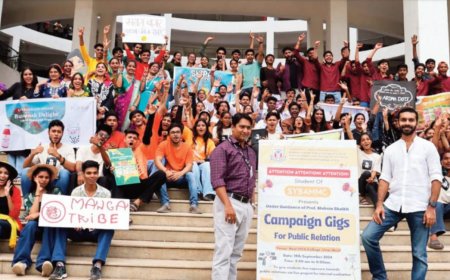 विवाच्या प्रांगणात रंगली जनसंपर्काच्या माध्यमातून उत्पादन मोहीम