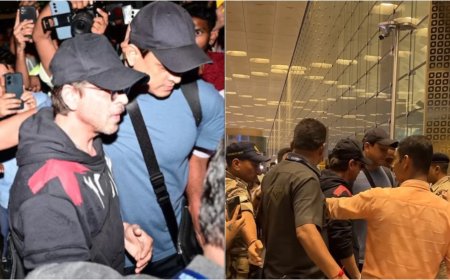 Fans Go Wild at Mumbai Airport as Shah Rukh Khan Departures Go Viral