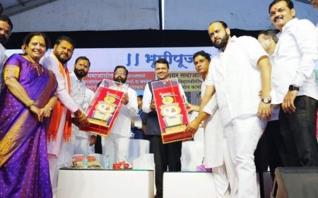 नाशिक : 'सारथी'च्या इमारतींचे मुख्यमंत्र्यांच्या हस्ते भूमिपूजन