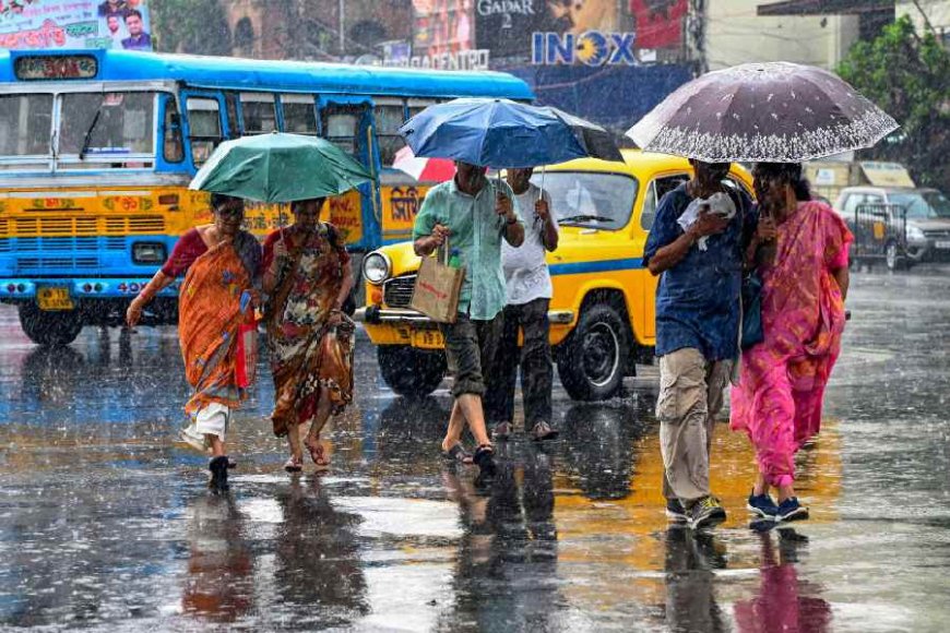 बंगाल के कई जिला में होती रहेगी लगातार बारिश