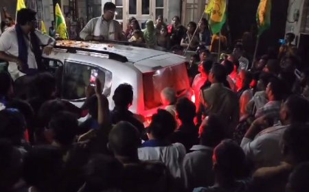 हरियाणाः उचाना में पूर्व उप मुख्यमंत्री दुष्यंत चौटाला व सांसद चंद्रशेखर की गाड़ी पर पथराव,देर रात तक पुलिस व जेजेपी कार्यकर्ताओं में हंगामा