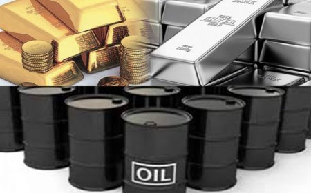 GOLD futures gains by 0.5% and SILVER futures gains by 0.47%, while CRUDEOIL futures drops by 1.04%