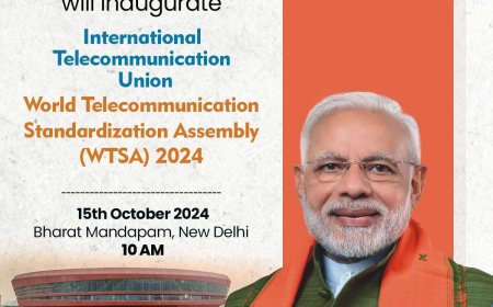 પ્રધાનમંત્રી મોદીએ આજે વિશ્વ દુરસંચાર માનકીકરણ સભાનો ઉદ્ઘાટન કરવાનું છે