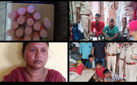 हेरोइन के साथ महिलाओं समेत कई तस्कर गिरफ्तार