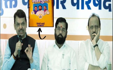 महाराष्ट्र में एनडीए गठबंधन ने जारी किया रिपोर्ट कार्ड, आम आदमी के लिए काम करती रहेगी सरकार : शिंदे