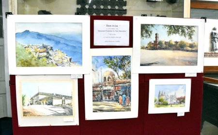 રાજકોટમાં વોટસન મ્યુઝિયમ ખાતે, 20 ઓક્ટોબર સુધી રક્ષિત સ્મારકોના ચિત્ર પ્રદર્શનનું આયોજન