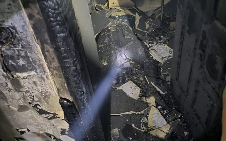 मकान में लगी भीषण आग, दाे की माैत