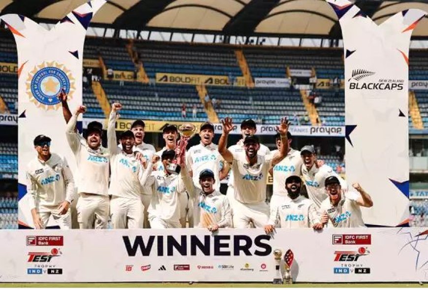 वानखेड़े स्टेडियम में एजाज पटेल ने मचाया धमाल, न्यूजीलैंड ने किया ऐतिहासिक वाइटवाश