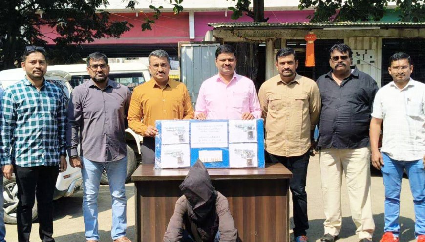 Mira Bhayandar Police Arrest Nagpur Man with 4 Country-Made Pistols and Live Cartridges Ahead of State Elections