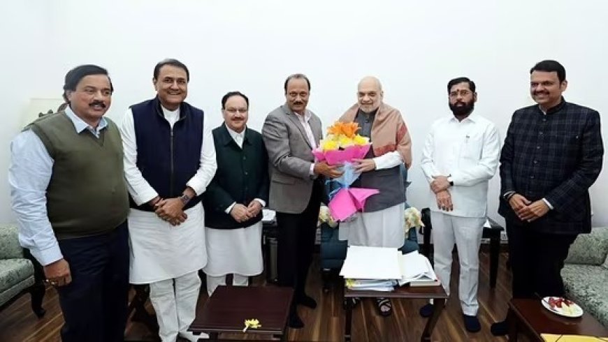 महाराष्ट्र में मुख्यमंत्री पद के चयन पर सस्पेंस, एकनाथ शिंदे की अमित शाह और जेपी नड्डा से मुलाकात