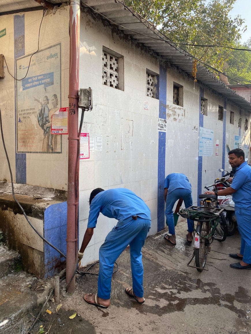 ठाणे के सिद्धेश्वर झील क्षेत्र में सफाई अभियान