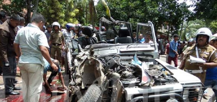 Sri Lanka Road Accident, Four Officers Injured in Presidential Security Division