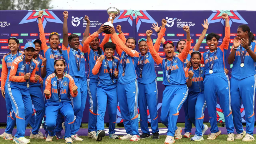India’s U-19 Women’s Team Clinches Historic T20 World Cup Victory in Style!