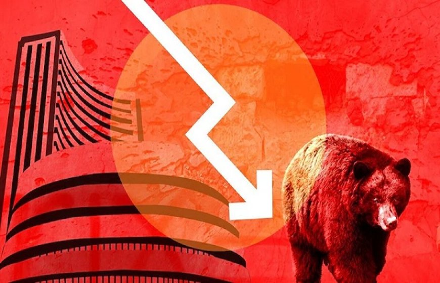शेयर बाजार में भारी गिरावट, सेंसेक्स 639 अंक लुढ़का