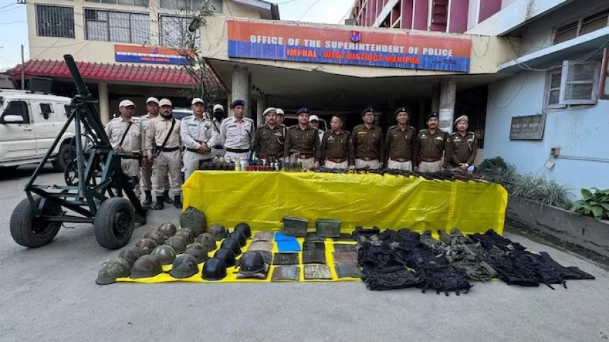 Arambai Tenggol Surrenders 246 Weapons in Manipur Amidst Peace Efforts