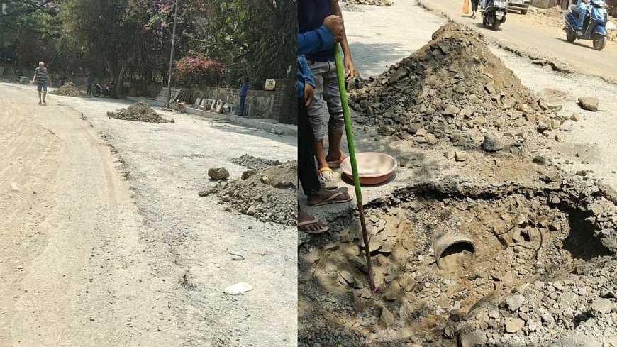 मुंबई कांग्रेस ने 'करप्शन मेरे गली में' मुहिम की शुरुआत; सड़कों के खराब काम की पोल खोलने की कोशिश