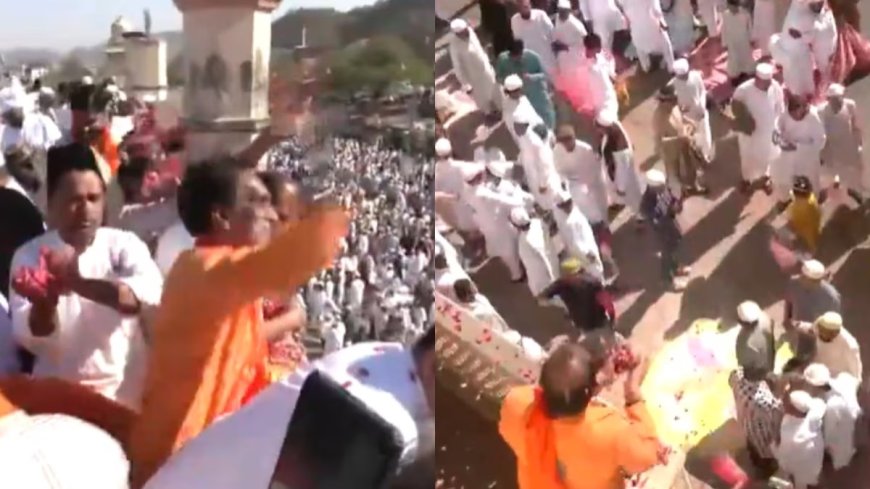ईद-उल-फितर 2025: जयपुर में हिंदुओं ने मुस्लिम भाइयों पर बरसाए फूल, दिखाया भाईचारे का अनूठा उदाहरण