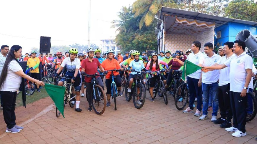 मीराभायंदरमध्ये 'किल्ला सायक्लोथॉन 2025' आयोजित, आयुक्त व अधिकाऱ्यांचा सायकलवरून सहभाग