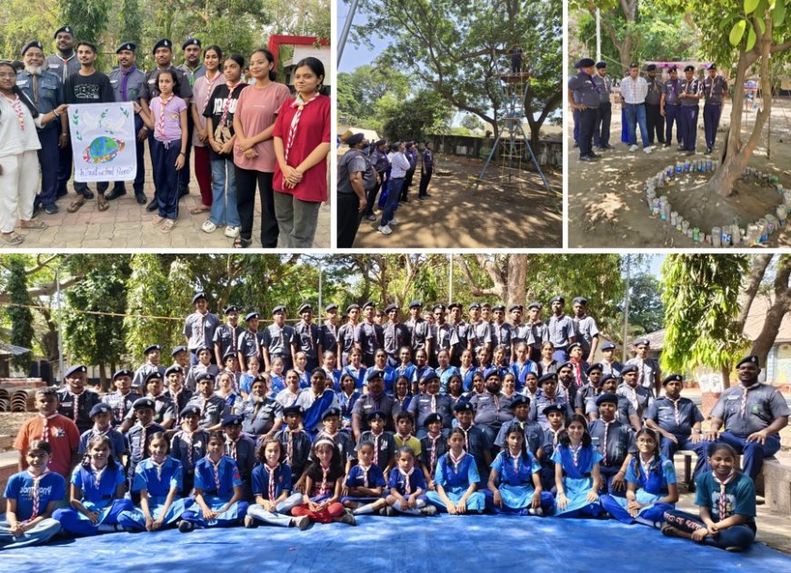 Western railway state bharat scouts & guides organised 5th district rally