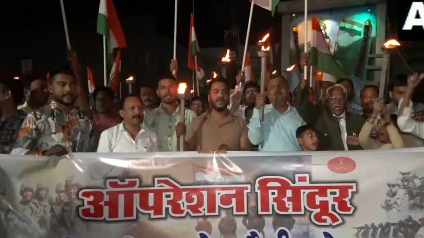 Nagpur Holds Torch Rally Celebrating Operation Sindoor