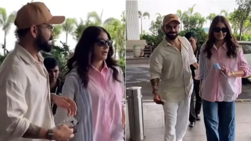 Virat Kohli Announces Test Retirement, Spotted with Anushka Sharma at Delhi Airport