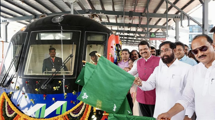 Trial Run of Mumbai Metro Line 9 Begins: CM Devendra Fadnavis Flags Off Phase 1 from Kashigaon to Dahisar East