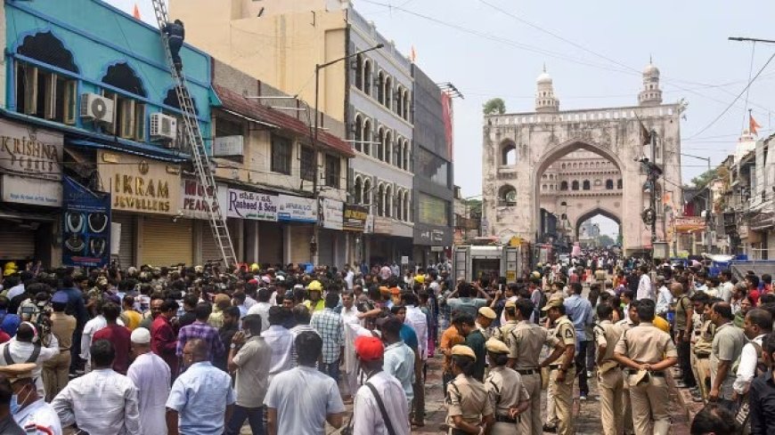 17 Killed in Massive Fire Near Charminar in Hyderabad; Children Among Victims