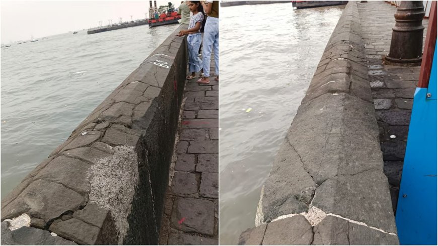 मुंबई समाचार: गेटवे ऑफ इंडिया के पास स्थित धरोहर दीवार में दरारें, कॉलाबा जेट्टी ड्रिलिंग के बाद निवासी स्ट्रक्चरल ऑडिट और वाइब्रेशन मॉनिटरिंग की मांग कर रहे हैं