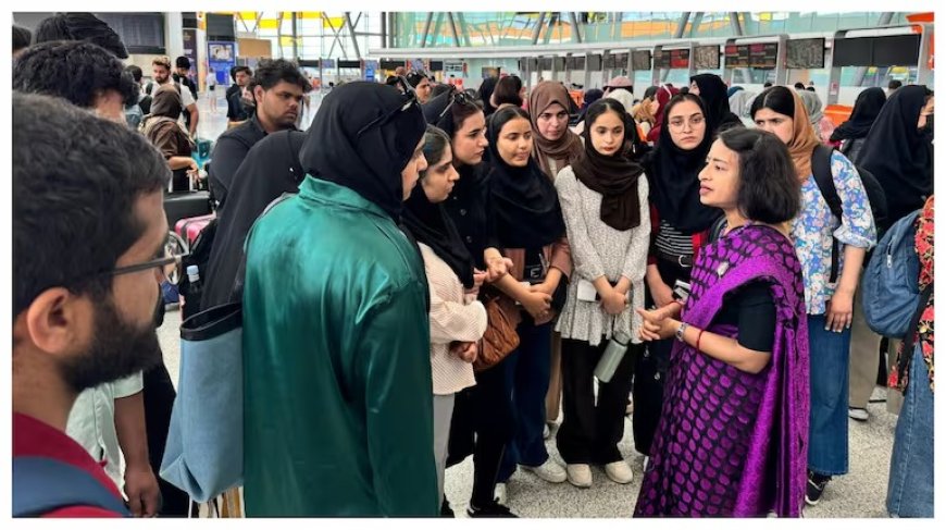 Indian Students Back from Iran Thank Government, Urge Support for Return Journey