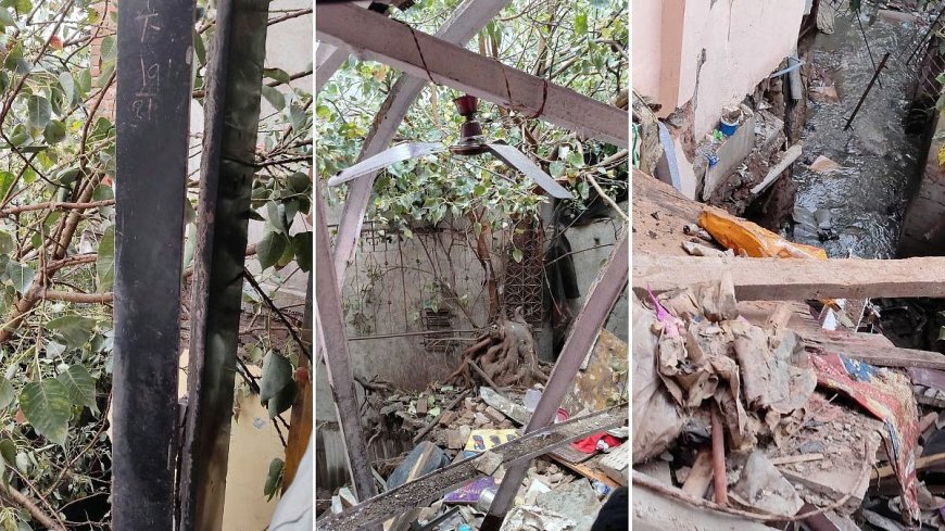 Mumbai Rains: Wall Collapse in Bhandup West Injures Three, Including Two Children