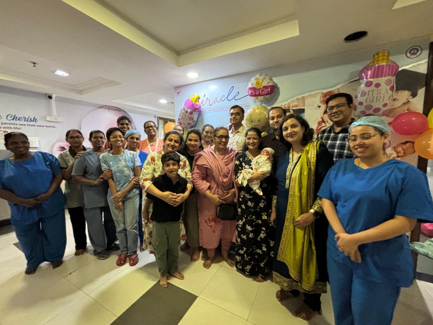 वॉकहार्ट हॉस्पिटल्स मीरा रोड ने 23 सप्ताह में जन्मी बच्ची को जीवनदान देकर रचा इतिहास